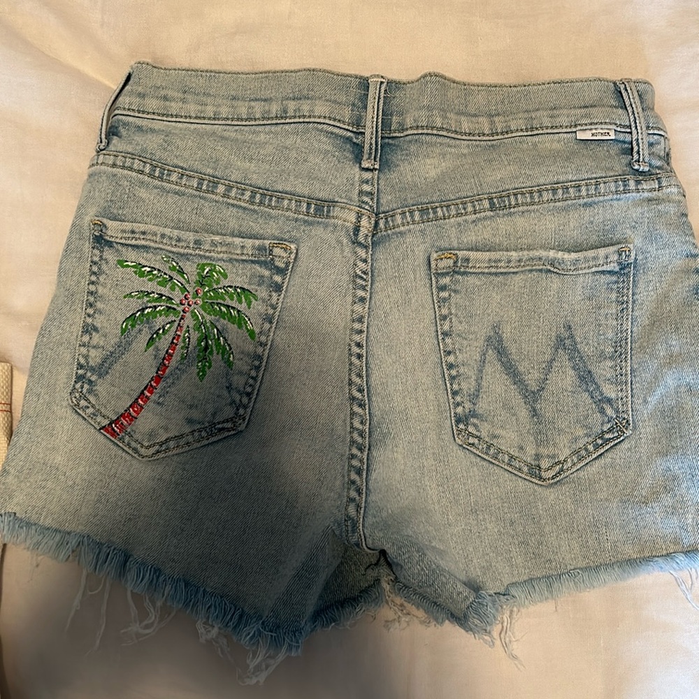 Mother denim shorts 27